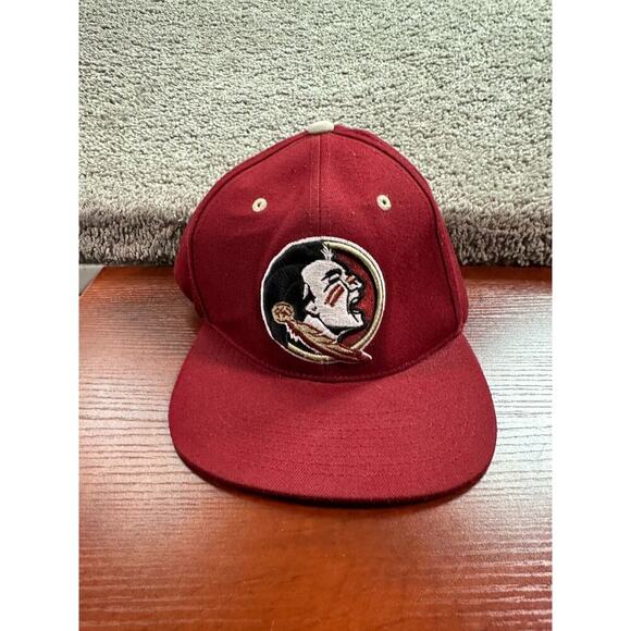 Florida Seminoles FSU Hat Mens One Size Red White Snap Back Cap Zephyr * - Picture 1 of 9